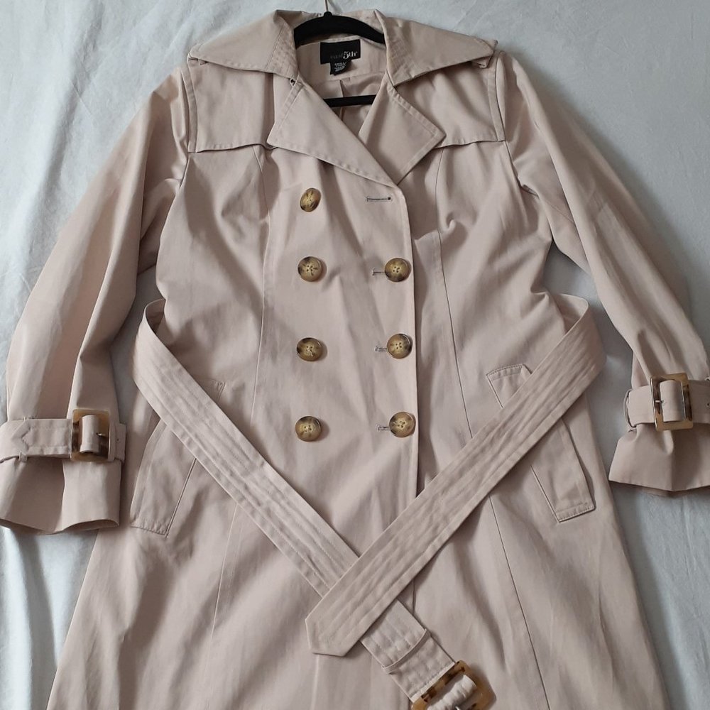 East 5th Trench Rain Coat Sz S